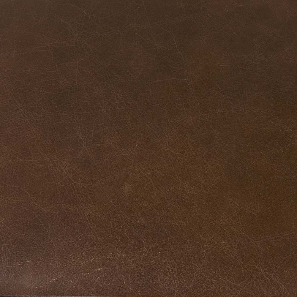 Tabouret de bar Tyler en cuir marron