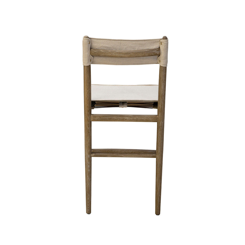 Tabouret de bar en lin Preston