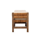 Banc sans dossier tissé Winslow