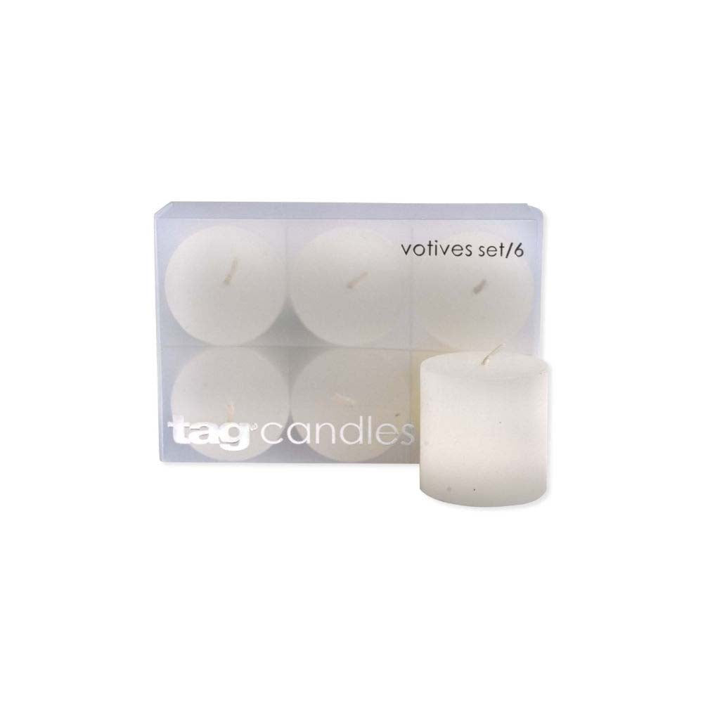 Lot de 6 bougies votives
