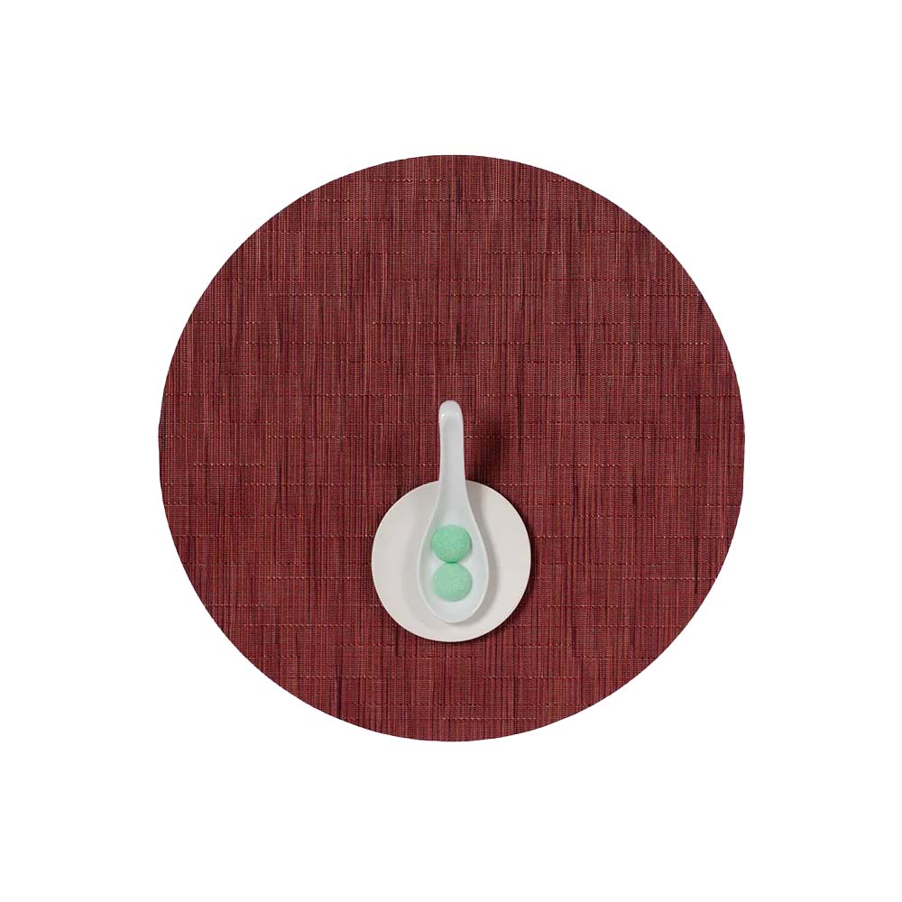 Sets de table ronds en bambou Chilewich Signature