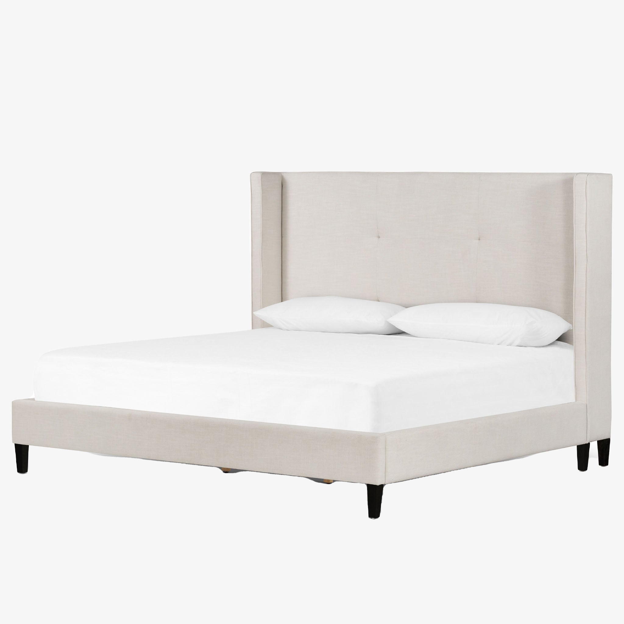 Lit Madison Four Hands en cambric ivoire