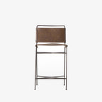 Tabouret de bar Four Hands Wharton en marron vieilli