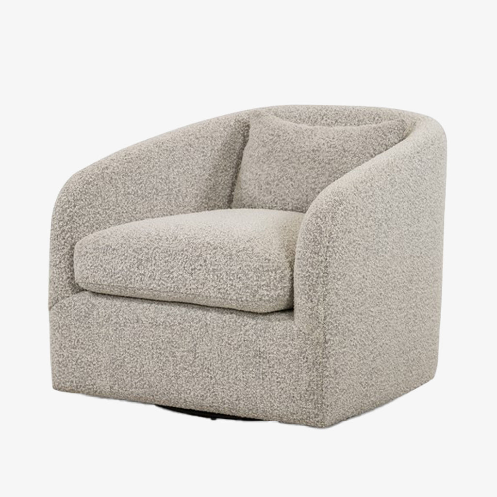 Fauteuil pivotant Four Hands Topanga en Knoll Domino