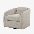 Fauteuil pivotant Four Hands Topanga en Knoll Domino
