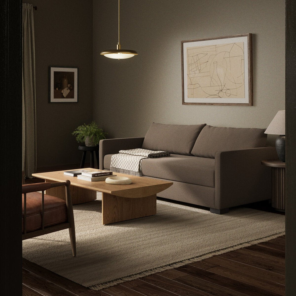 Canapé-lit Queen Wickham de Four Hands, coloris Café Savoy