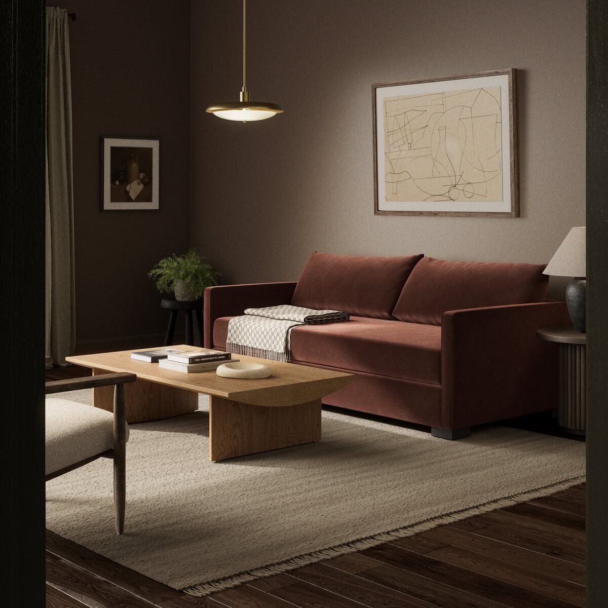 Canapé-lit Four Hands Queen Wickham à Surrey Auburn