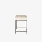 Bureau modulaire Four Hands Trey en peuplier couleur tourterelle