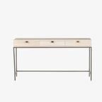Bureau modulaire Four Hands Trey en peuplier couleur tourterelle
