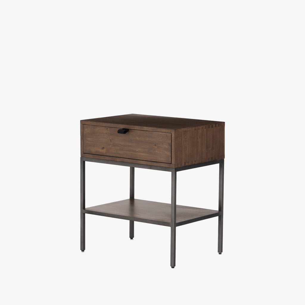 Table de chevet Four Hands Trey en Auburn Poplar