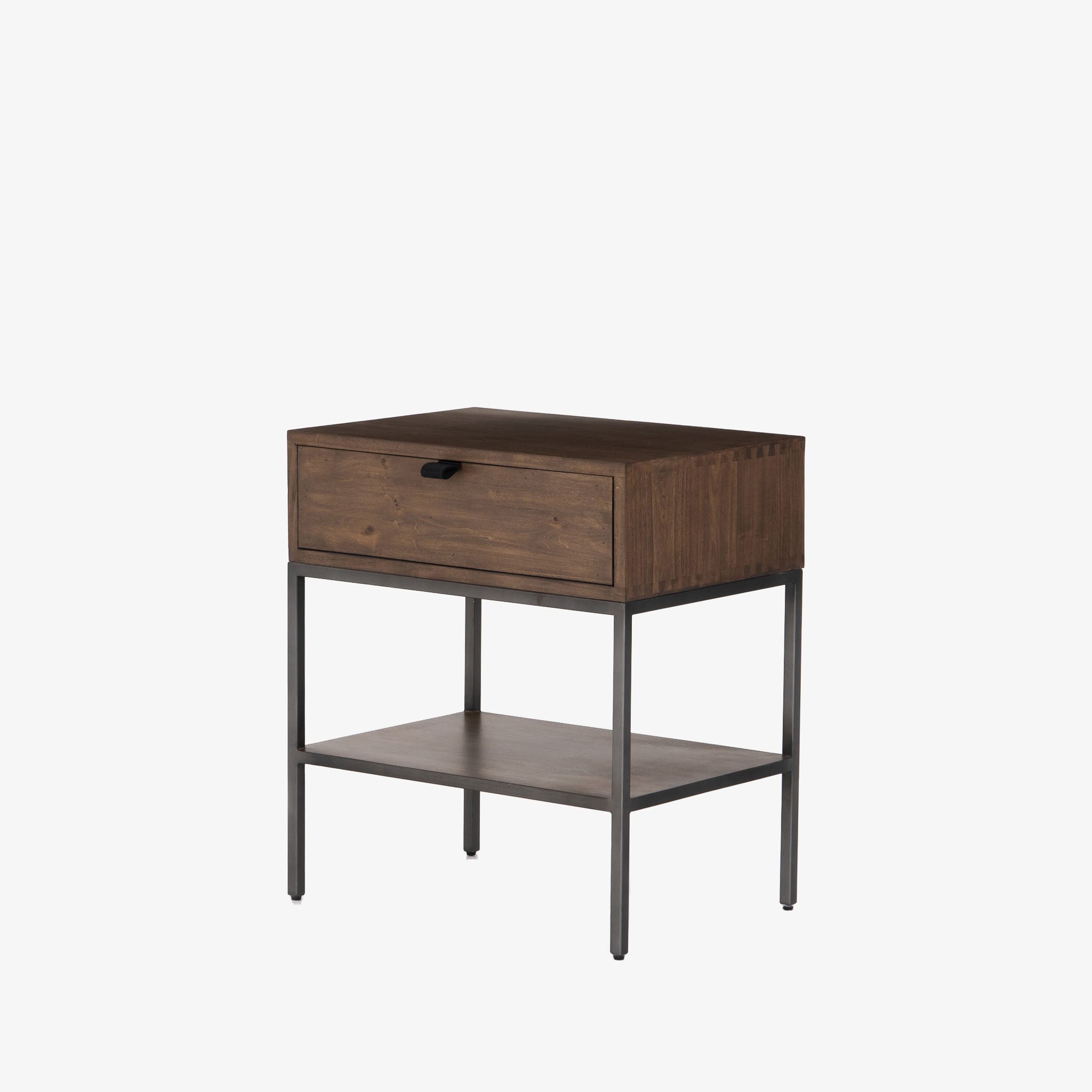 Table de chevet Four Hands Trey en Auburn Poplar