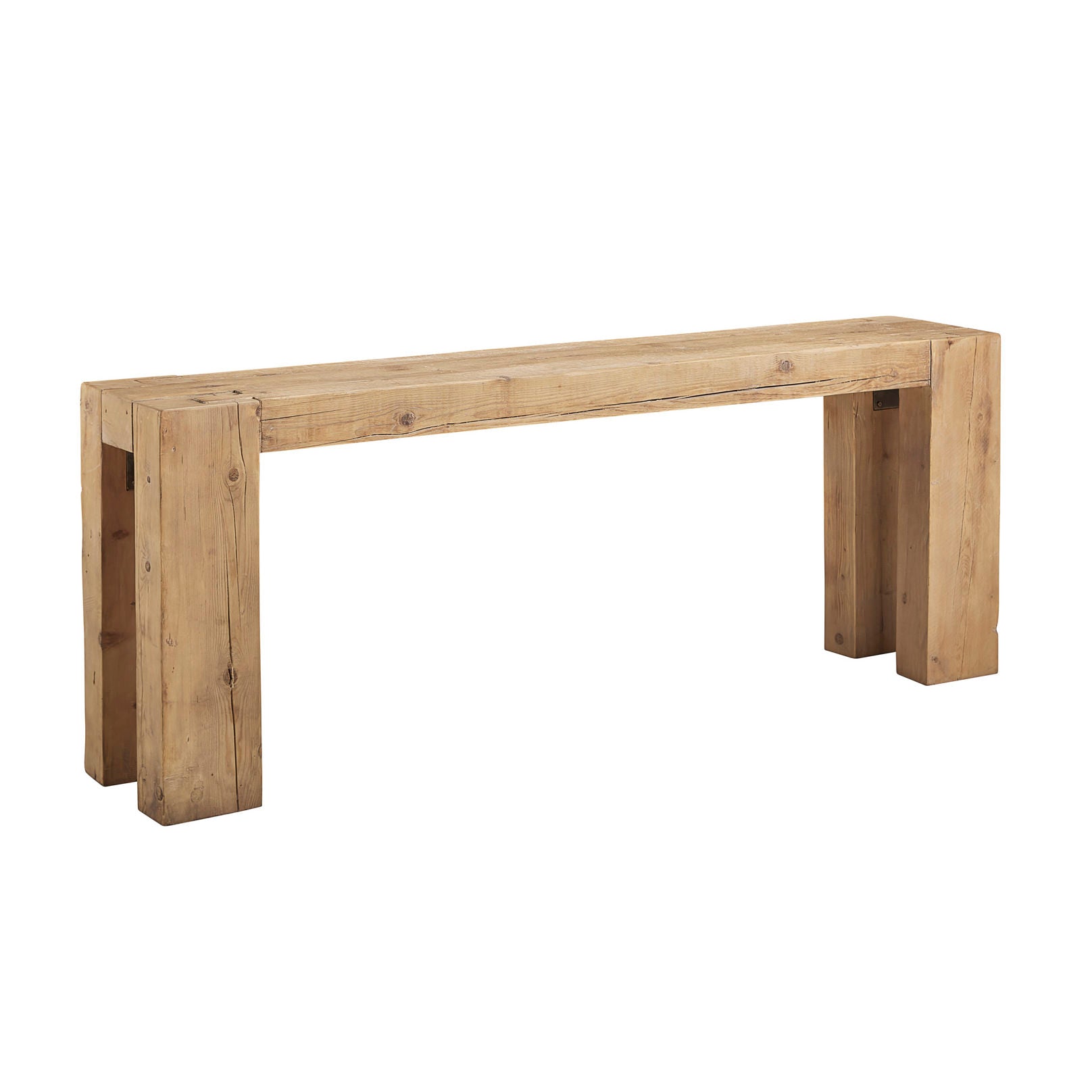 Table console Redford en bois recyclé
