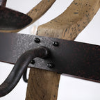 Lustre à deux niveaux de style campagnard français à 12 lumières, fabriqué à partir de tonneaux de vin.