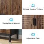 Meuble à chaussures moderne avec portes, 6 niveaux, pour 20 paires de chaussures, idéal pour l'entrée.