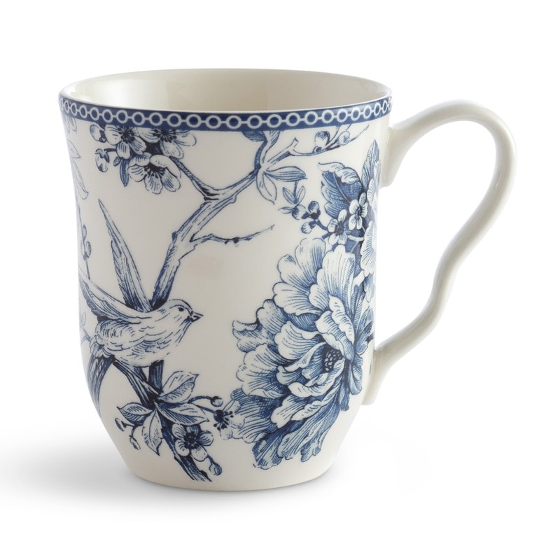 Service de table 16 pièces en porcelaine 222 Fifth Adelaide, bleu