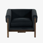 Fauteuil Four Hands Cairo en velours fumé