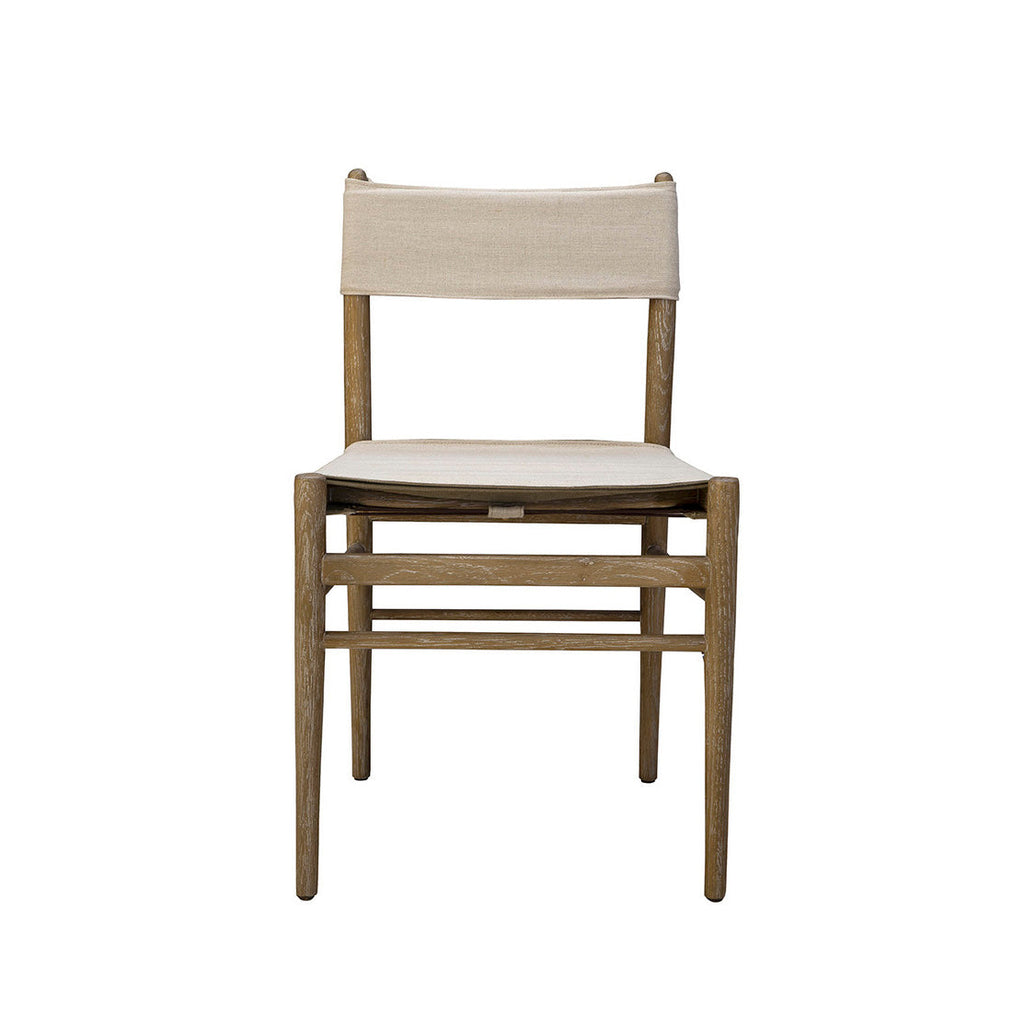 Chaise de salle à manger en lin Preston