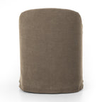 Chaise de salle à manger Four Hands Cove à roulettes, couleur café Broadway