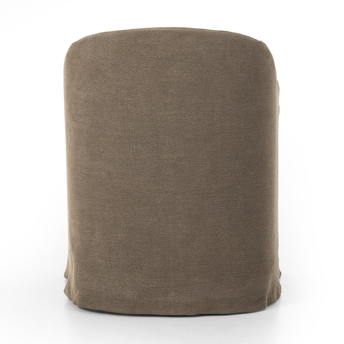 Chaise de salle à manger Four Hands Cove à roulettes, couleur café Broadway