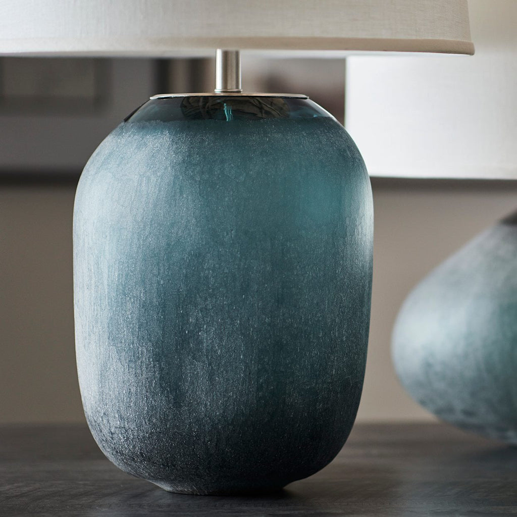 Lampe de table en verre Palecek Myokonos, haute