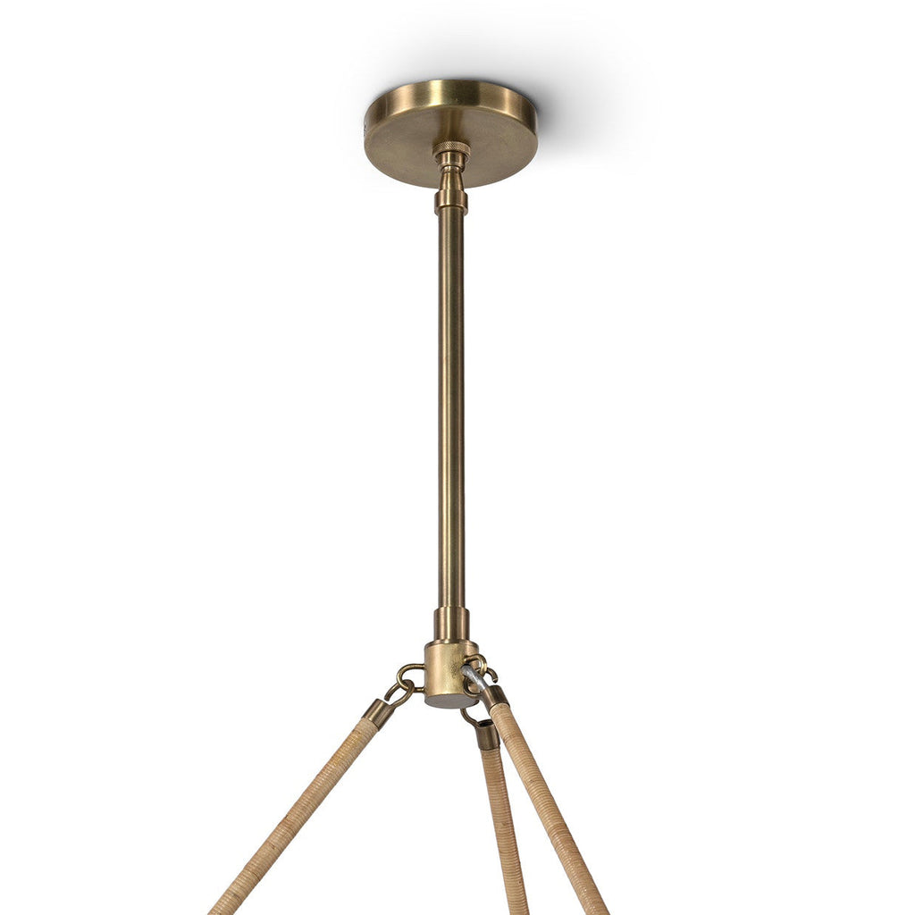 Lustre Palecek Hendrick couleur cognac