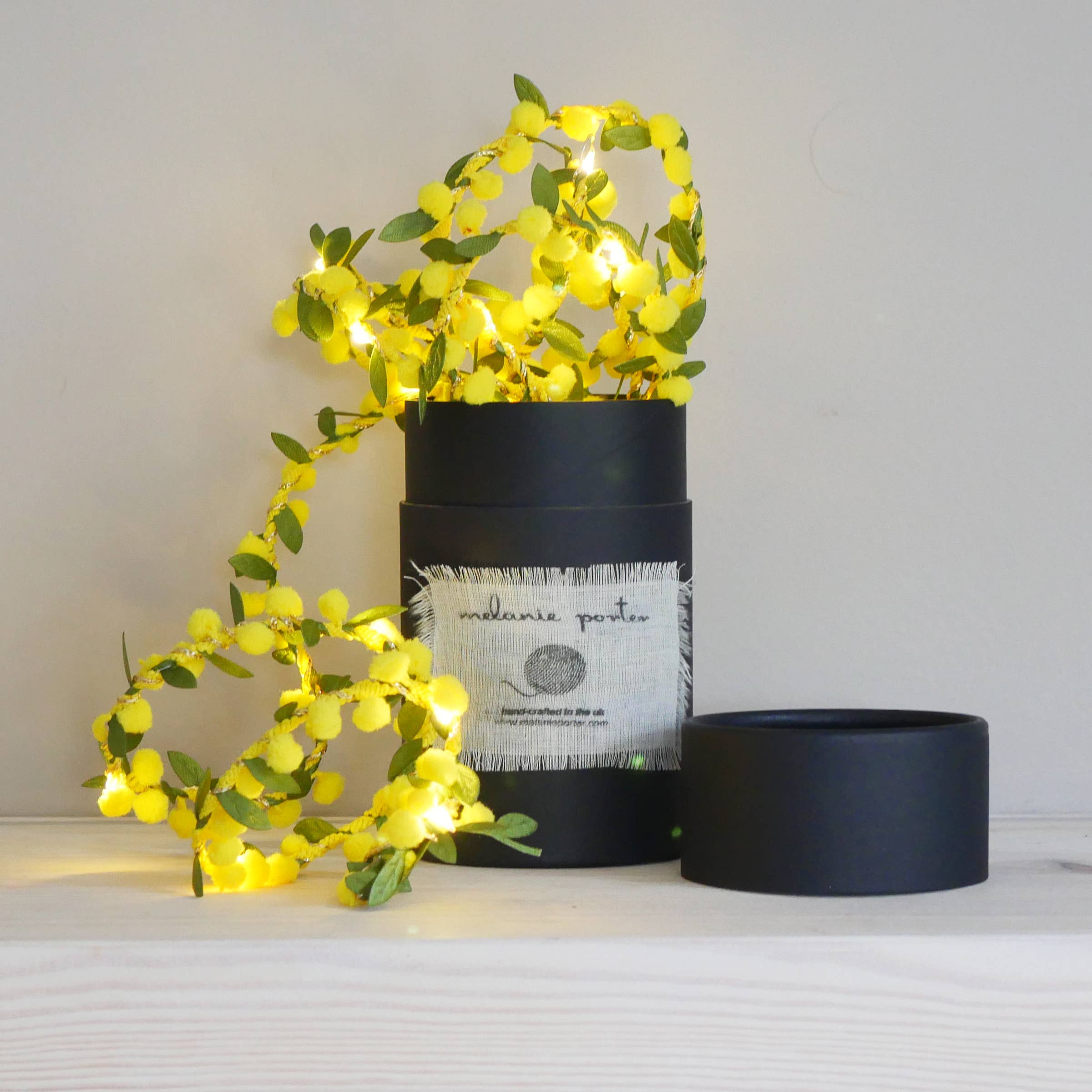 Guirlande lumineuse féérique jaune « Bouton de printemps »