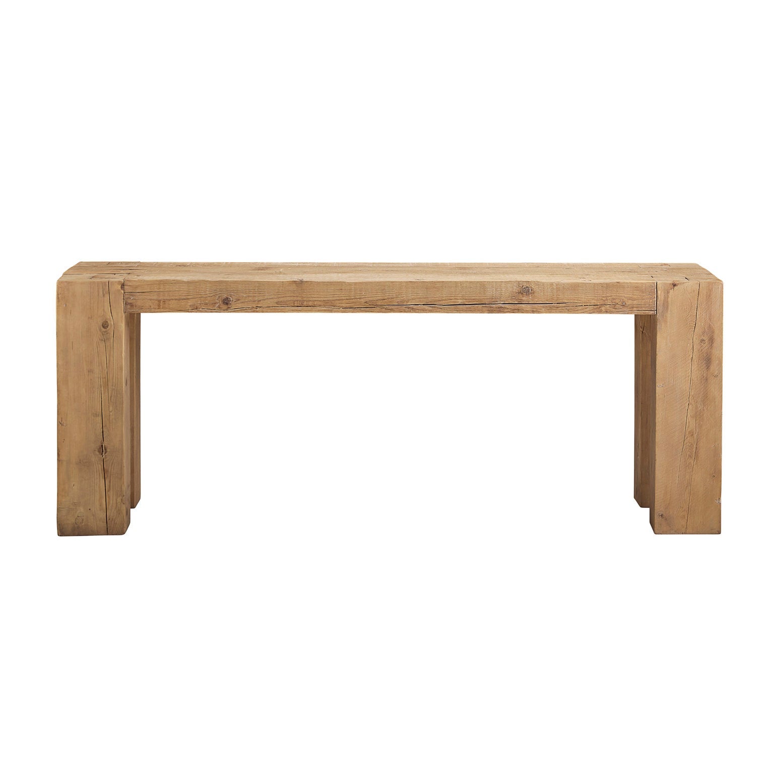 Table console Redford en bois recyclé