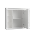 Meuble-lavabo moderne de 91 cm (36 po) avec vasque et armoire à miroir, 2 portes et 2 tiroirs