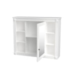 Meuble-lavabo moderne de 91 cm (36 po) avec vasque et armoire à miroir, 2 portes et 2 tiroirs