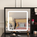 Ensemble coiffeuse de 100 cm de large avec tabouret et miroir