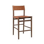 Tabouret de bar en cuir Preston
