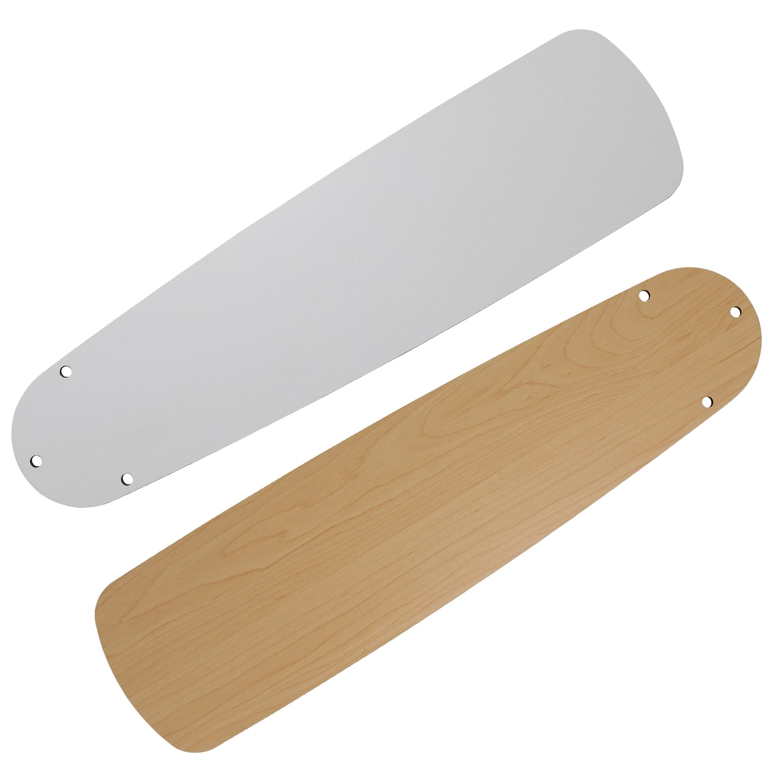 Ventilateur de plafond LED intégré 48 et 52 pouces avec éclairage et télécommande, moteur CC réversible