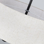 Plafonnier semi-encastré moderne à 5 lumières pour salle à manger, chambres et salon - Non applicable