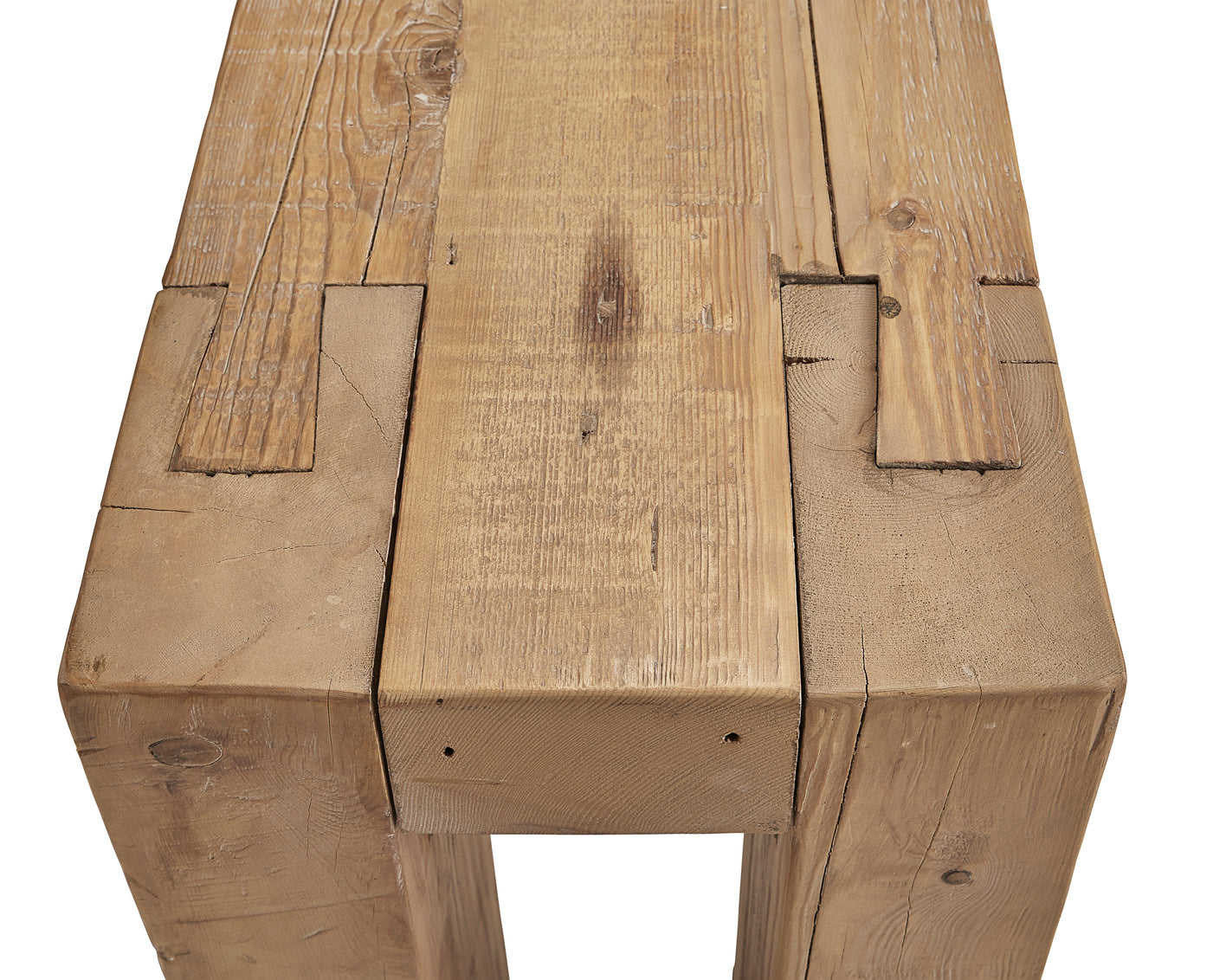 Table console Redford en bois recyclé