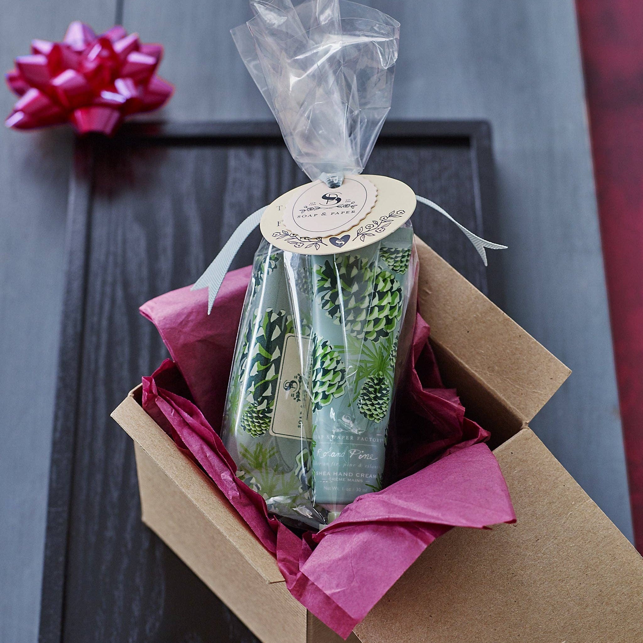 Coffret cadeau crème et savon pour les mains Roland Pine