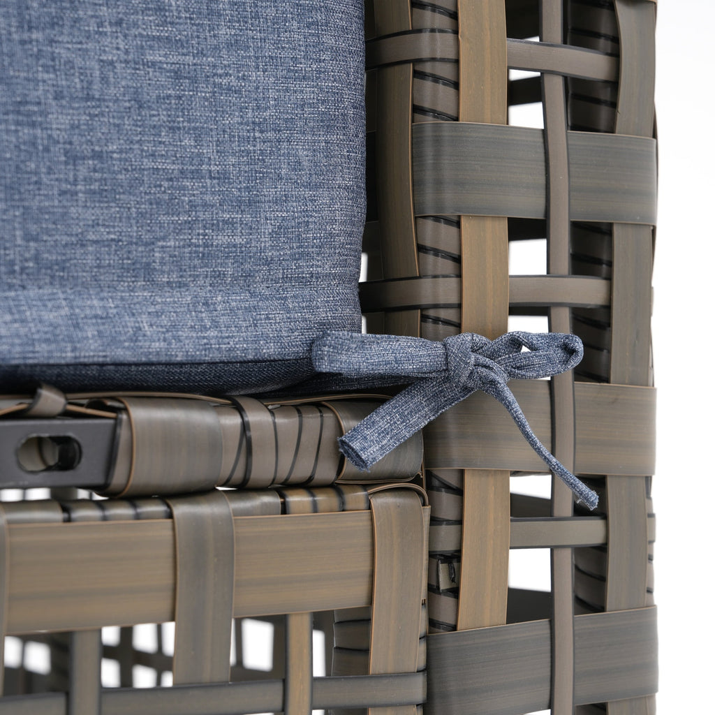 Ensemble de sièges d'extérieur modulables 6 personnes avec coussins