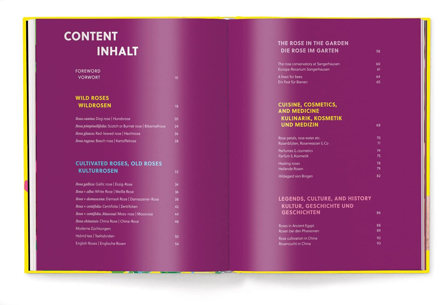 Livre de fleurs de roses