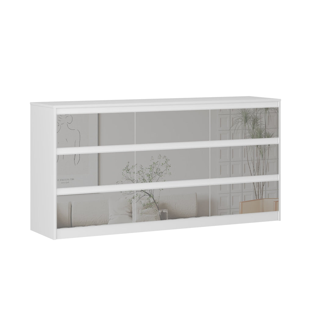 Commode d'appoint 63W à 9 tiroirs pour salon ou chambre