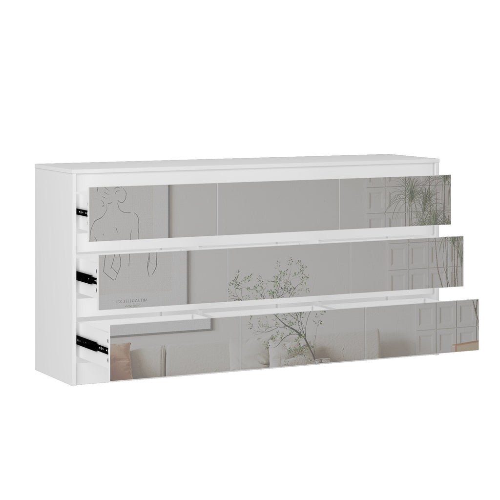 Commode d'appoint 63W à 9 tiroirs pour salon ou chambre