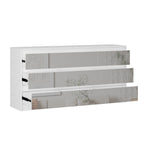 Commode d'appoint 63W à 9 tiroirs pour salon ou chambre