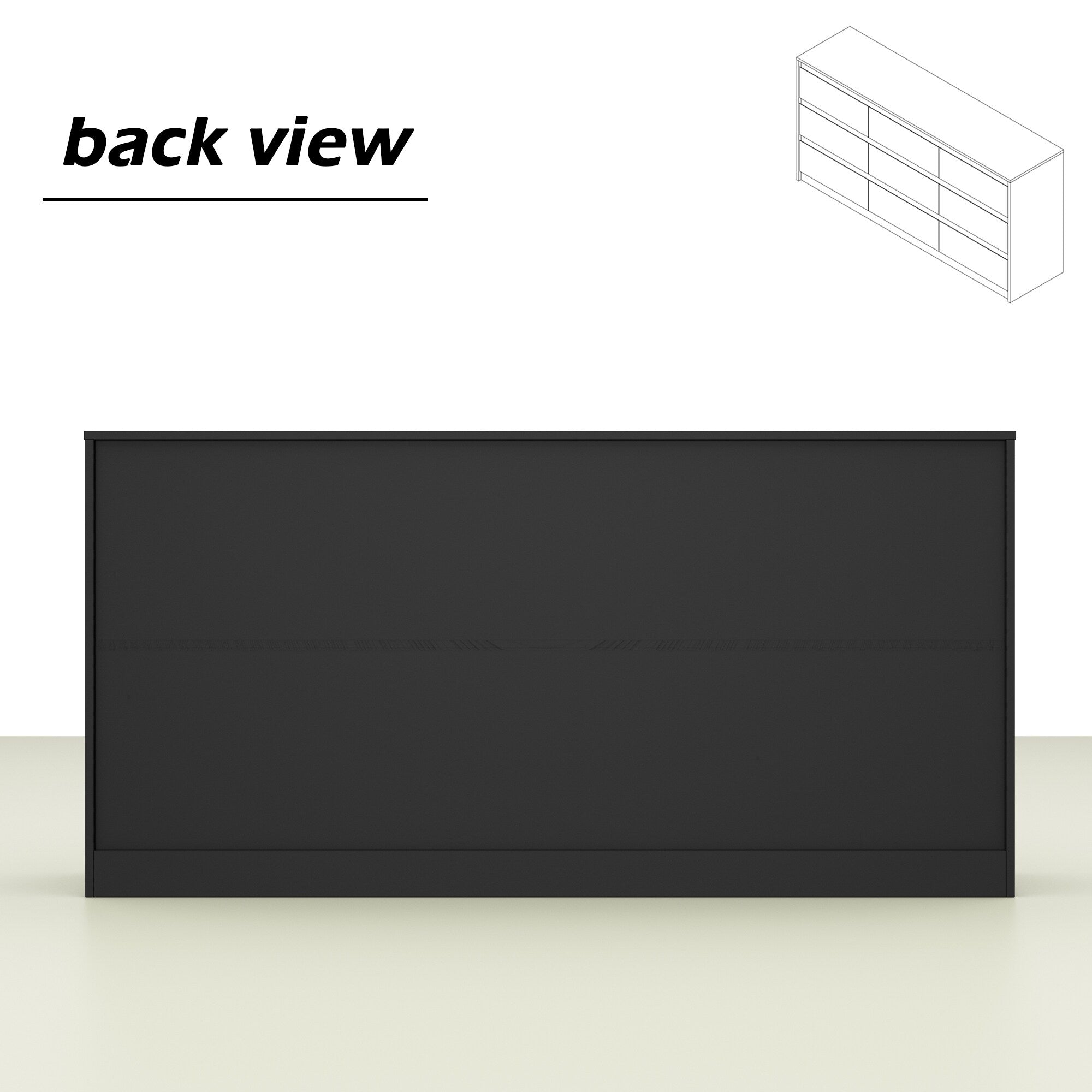 Commode d'appoint 63W à 9 tiroirs pour salon ou chambre