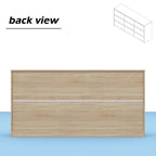 Commode d'appoint 63W à 9 tiroirs pour salon ou chambre