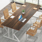 Bureau de direction de 70,8 pouces, grand bureau d'ordinateur, poste de travail