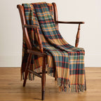 Couverture Pendleton Fireside, coloris Sycamore Gold et vert