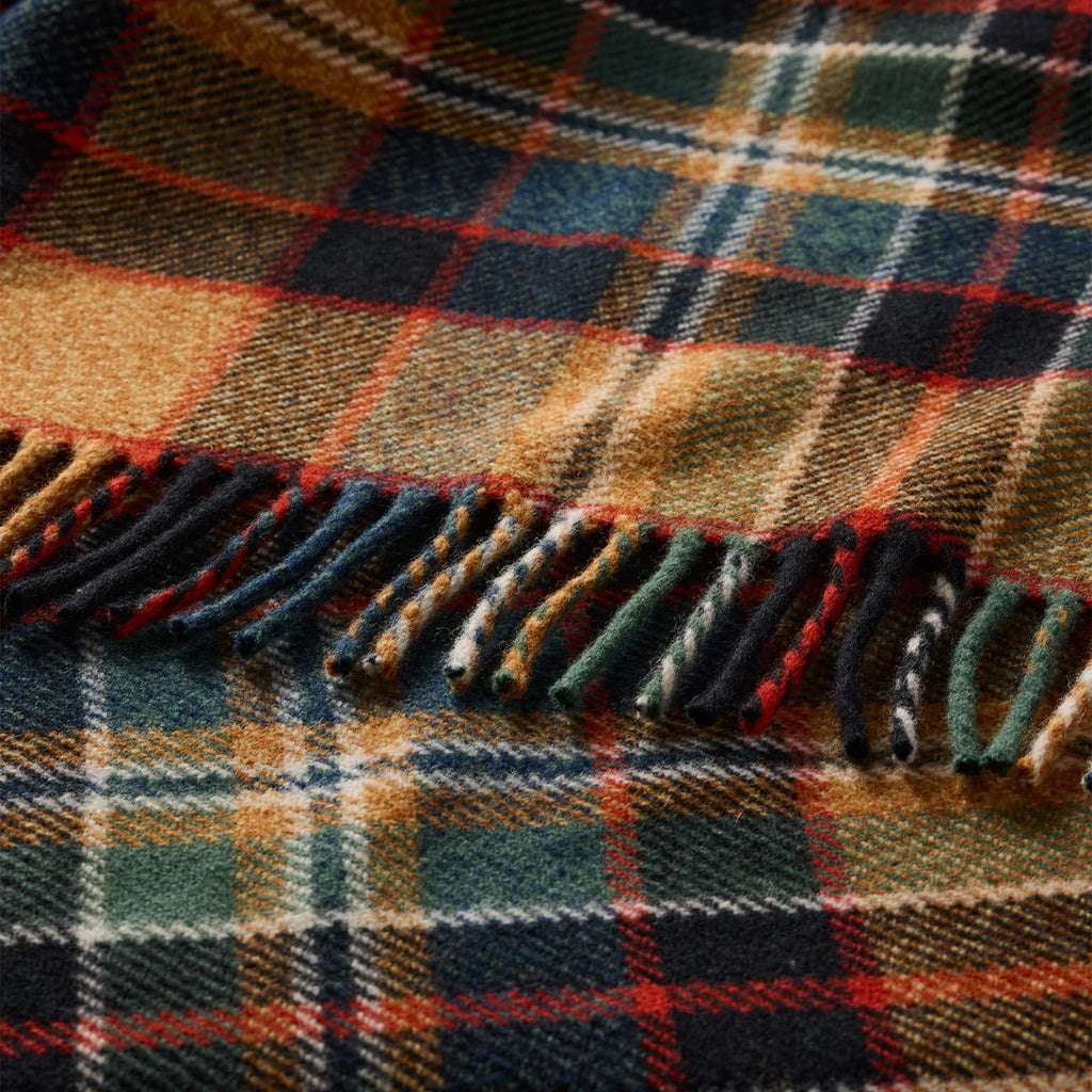 Couverture Pendleton Fireside, coloris Sycamore Gold et vert