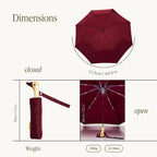 Parapluie original Duckhead couleur cerise