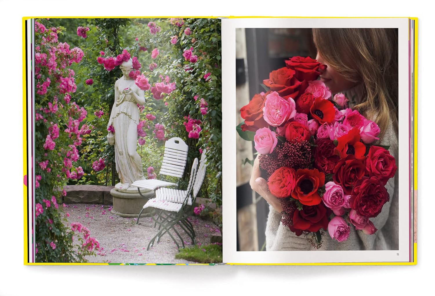 Livre de fleurs de roses