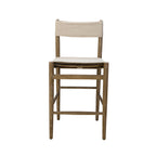 Tabouret de bar en lin Preston