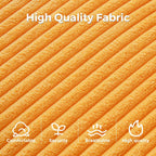 Canapé-lit pliant en velours côtelé, 8 places