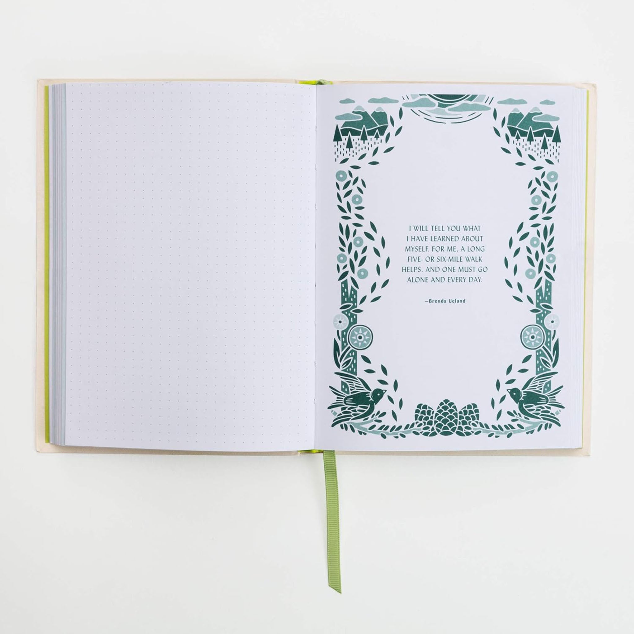 À pied et d'humeur légère 